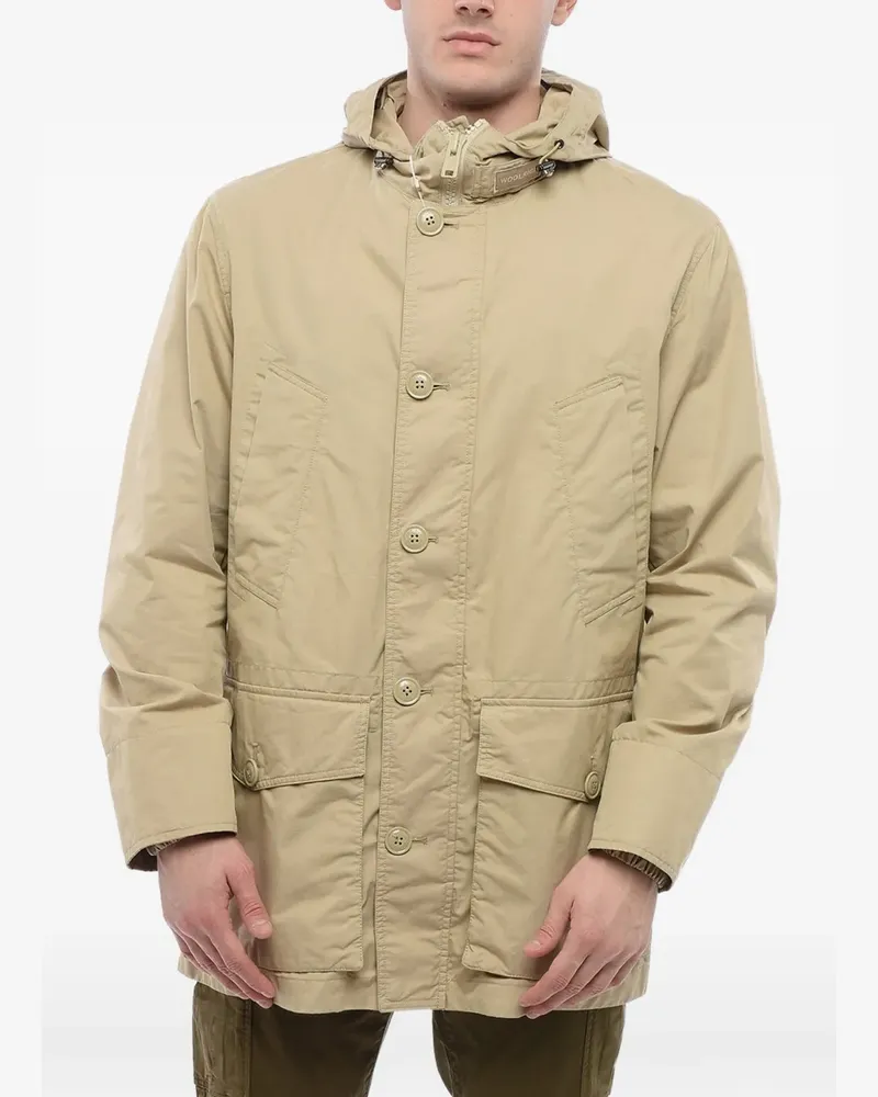 Woolrich Summer hooded parka - Nude Nude