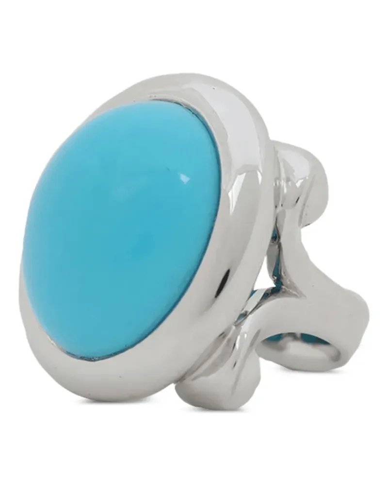TAMARA COMOLLI Hippie Glam Ring mit Türkis - Silber Silber