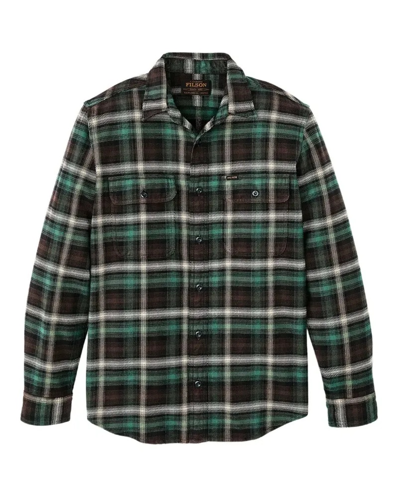 Filson plaid-pattern chest-pocket shirt - Braun Braun
