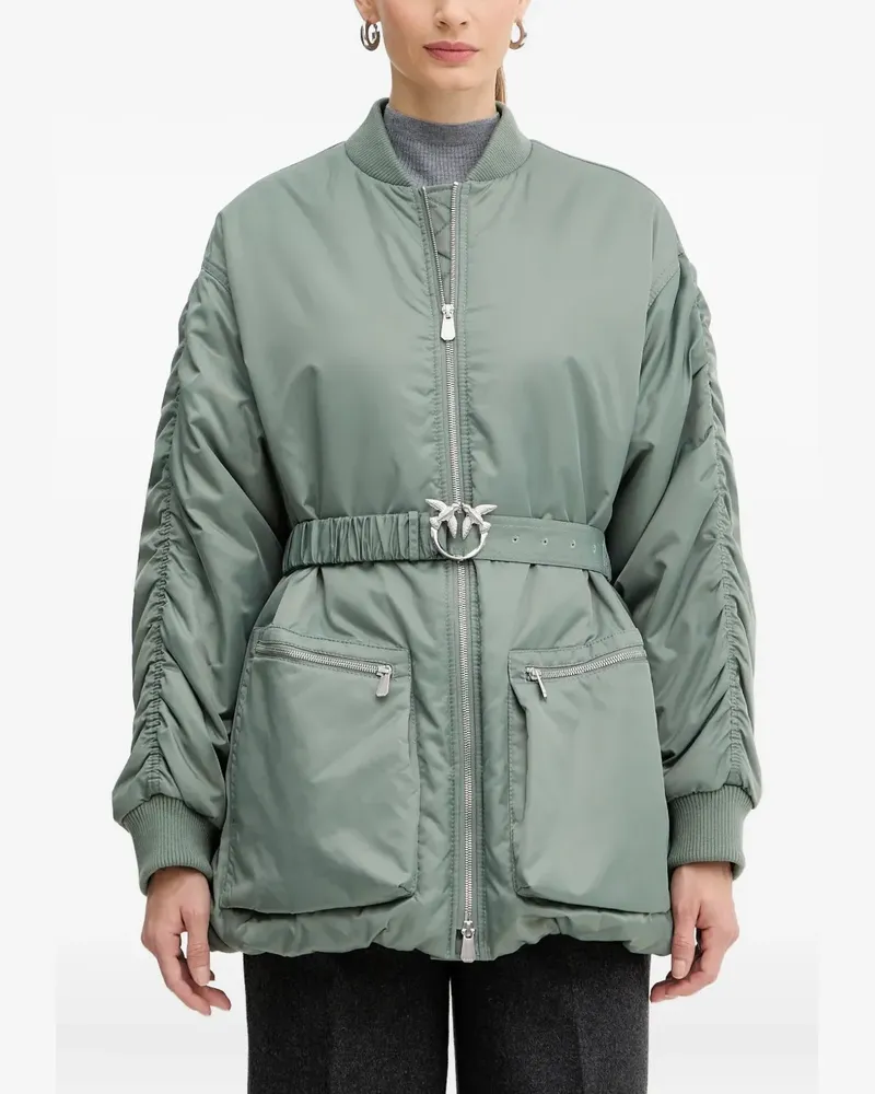 Pinko ruched belted jacket - Grün Grün