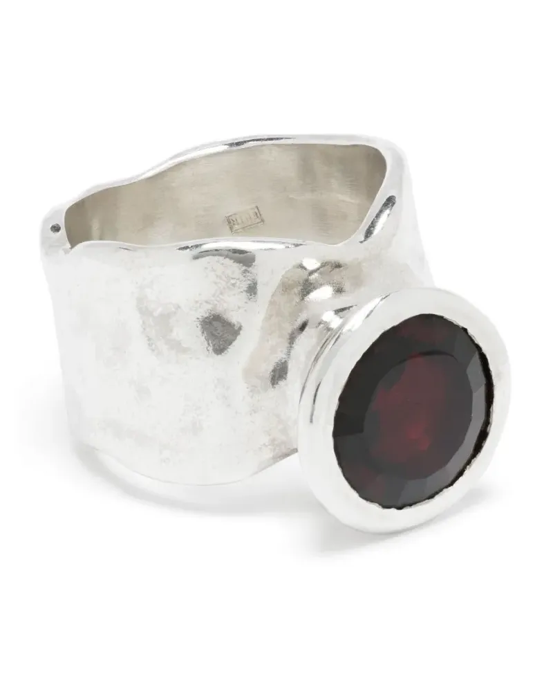 Rosa Maria Ring aus Sterlingsilber mit Kristallen Silber