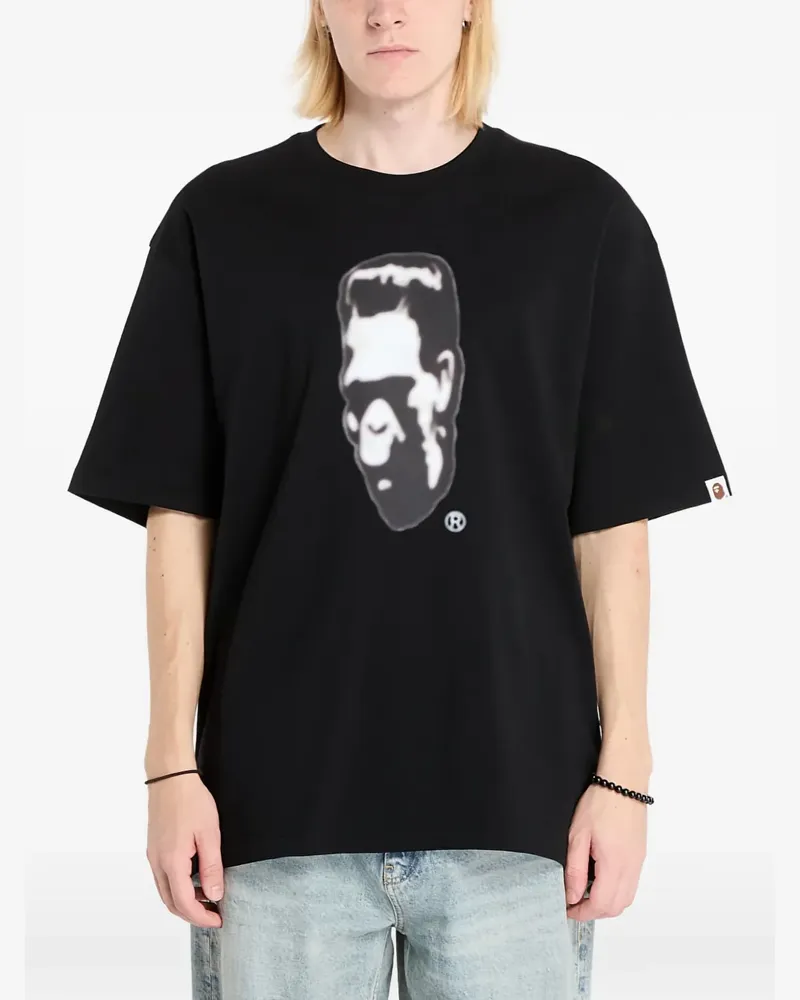 BAPE relaxed fit T-shirt - Schwarz Schwarz