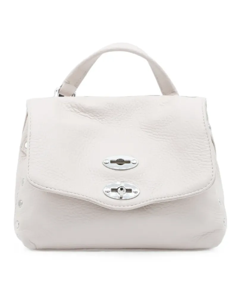Zanellato Handtasche mit Nieten - Weiß Weiß