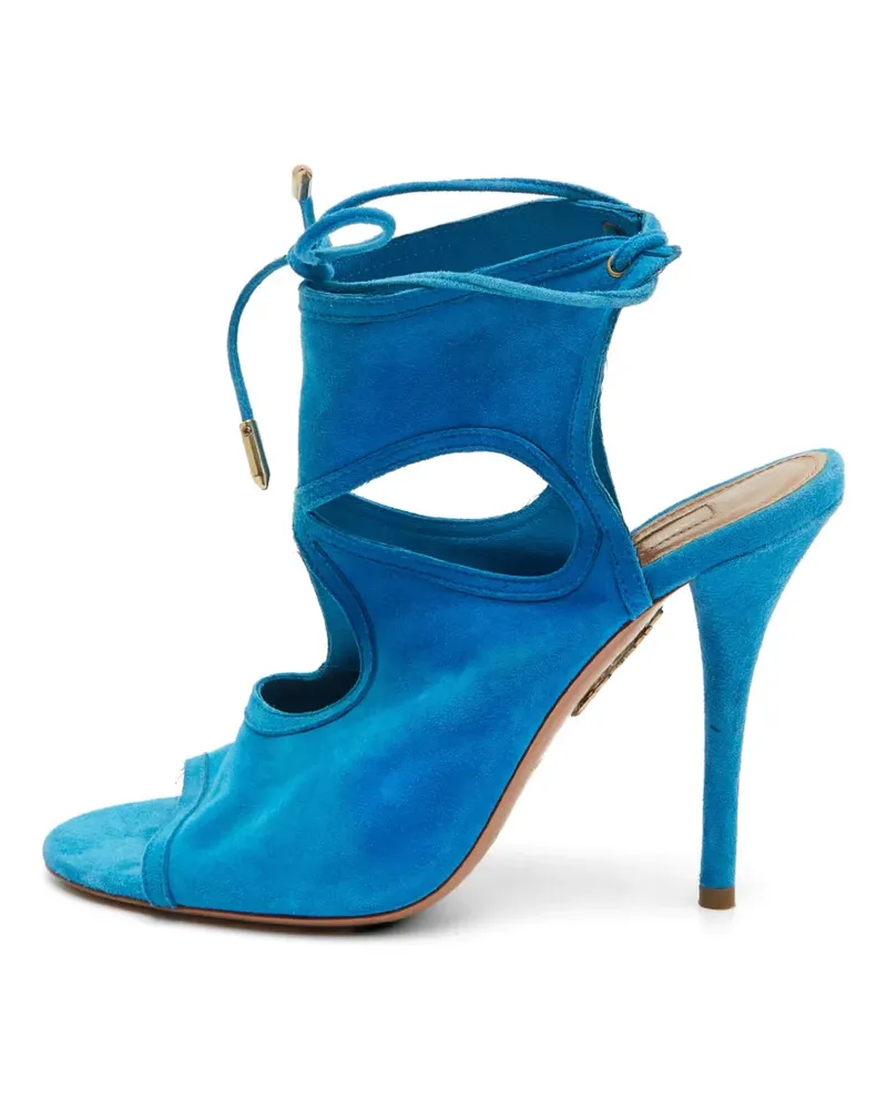 Aquazzura Sexy Thing Sandalen mit Cut-Out - Blau Blau