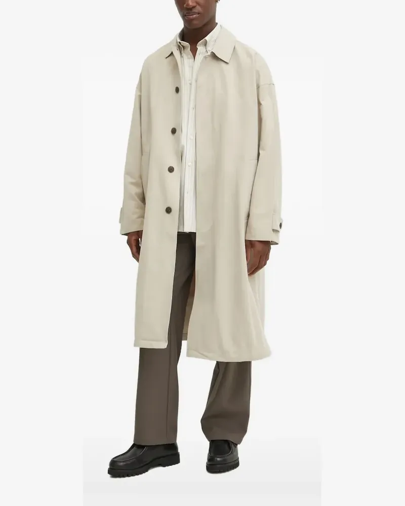 LES DEUX Geknöpfter Trenchcoat - Nude Nude
