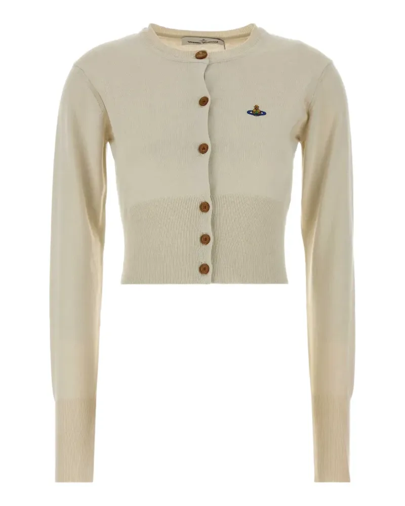 Vivienne Westwood Bea cropped cardigan - Nude Nude
