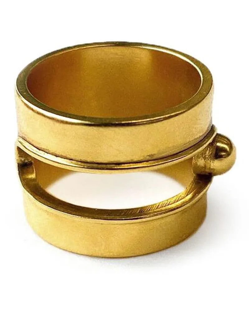 Goossens Paris Großer Bouclé-Ring - Gold Gold