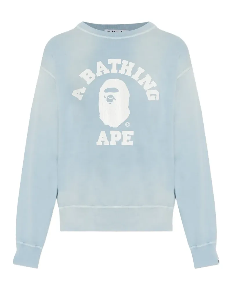 BAPE Pullover mit grafischem Print - Blau Blau