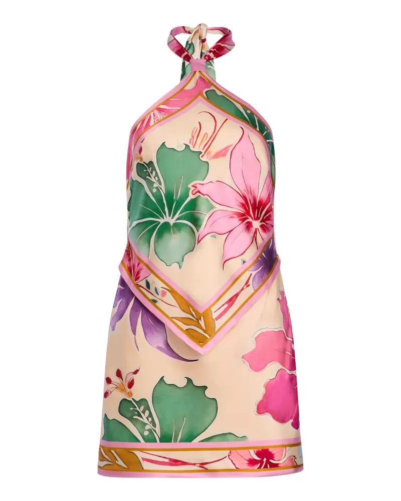 Retrofête Adelaide floral mini dress - Nude Nude