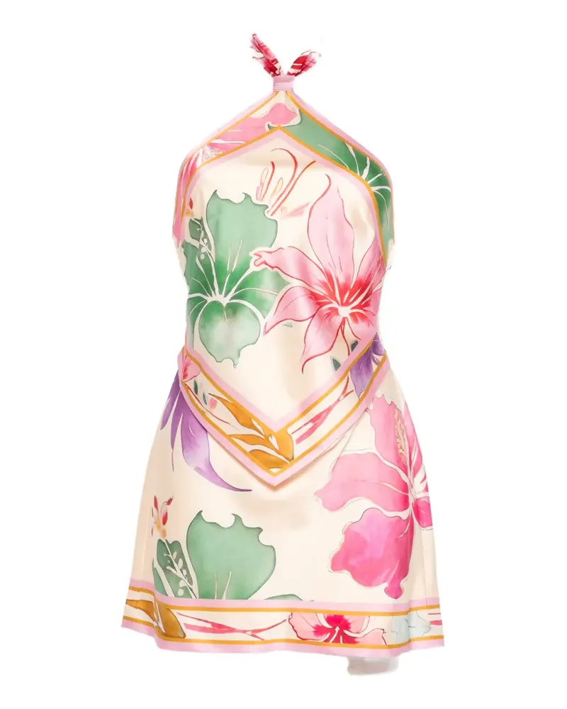 Retrofête Adelaide floral mini dress - Nude Nude