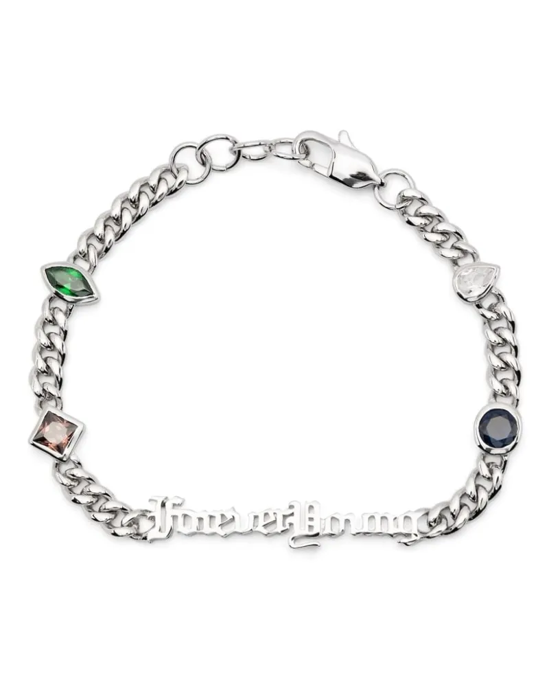 DARKAI Forever Young Armband mit Kristallverzierung - Silber Silber