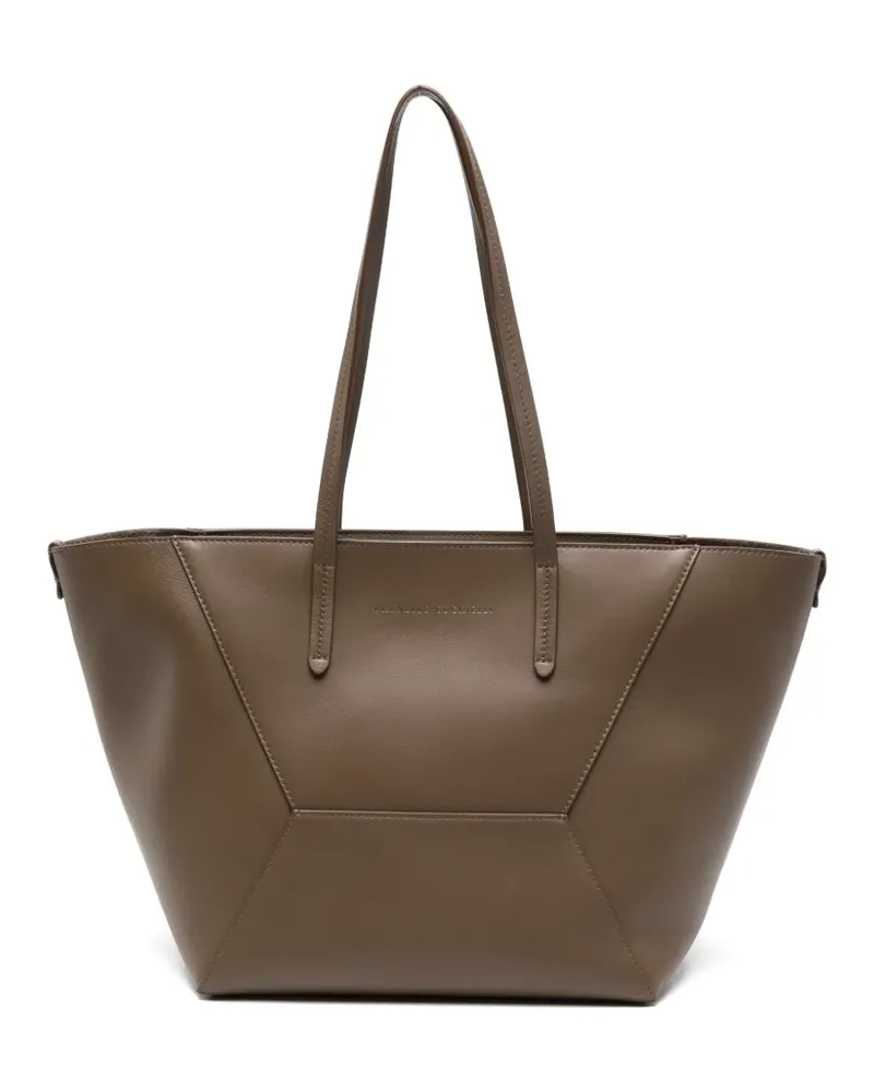 Brunello Cucinelli Tote Bag mit Einsätzen - Braun Braun