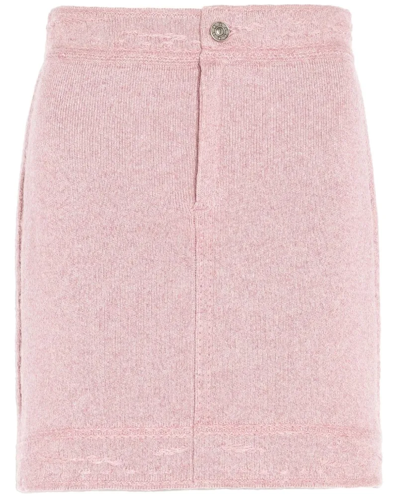 Barrie Minirock mit Kontrastnähten - Rosa Rosa