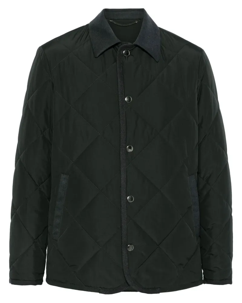 Canali Gesteppte Jacke - Grün Grün