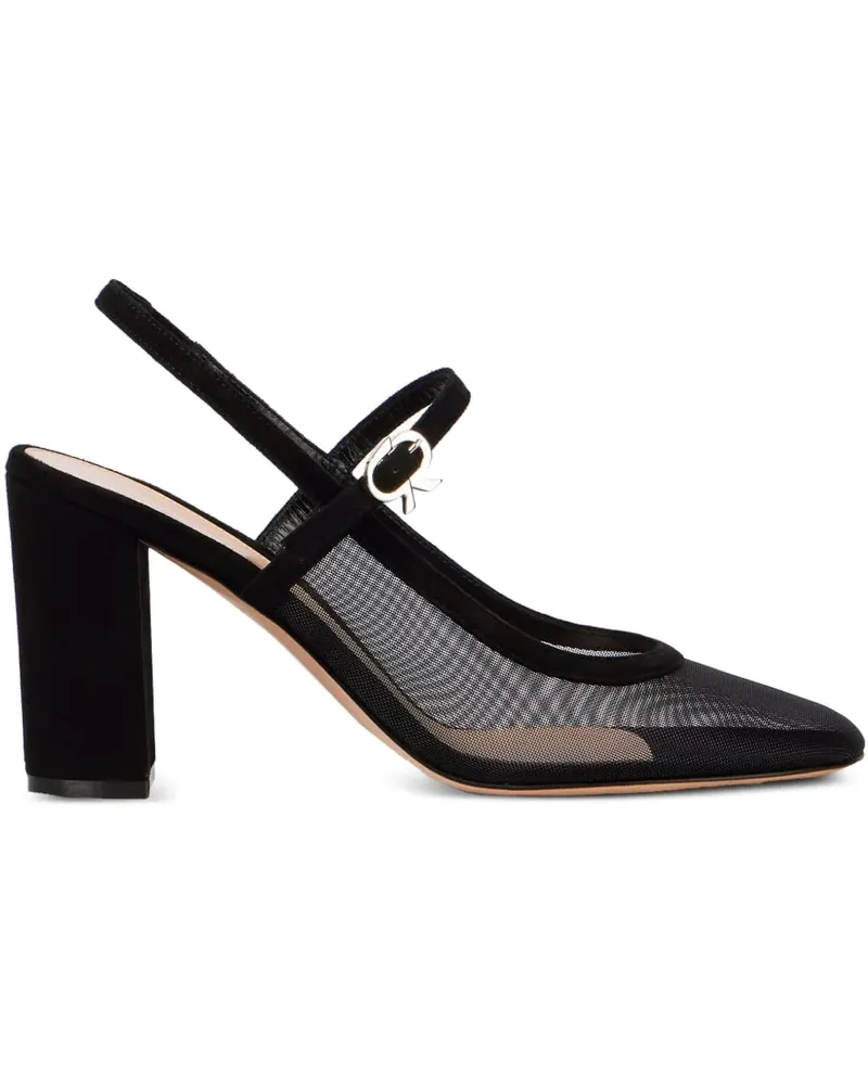 Gianvito Rossi Pumps mit Blockabsatz - Schwarz Schwarz