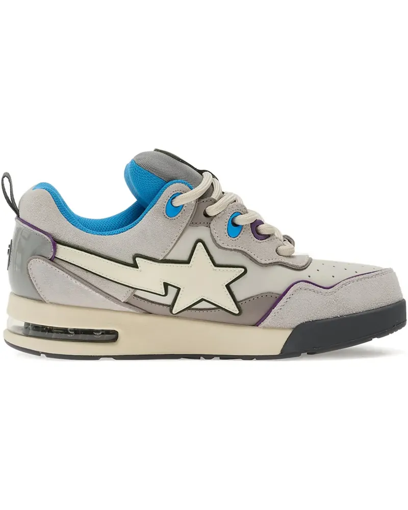 BAPE star-patch sneakers - Grau Grau