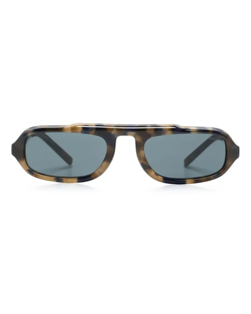 Giorgio Armani Sonnenbrille mit ovalem Gestell - Braun Braun