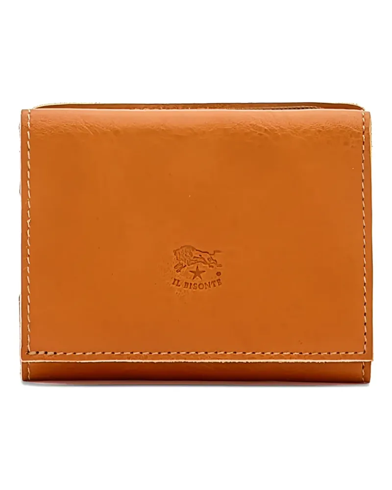 IL BISONTE grained foldover wallet - Braun Braun