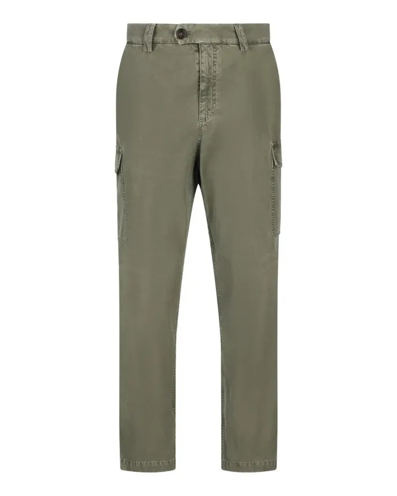 Brunello Cucinelli flap-pocket cargo pants - Grün Grün