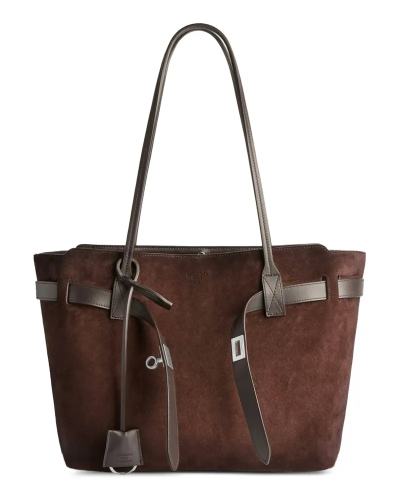 Balenciaga Mittelgroße Bel Air Tote Bag - Braun Braun