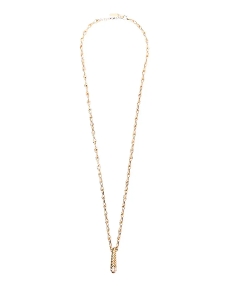 Raquel Diniz crystal-embellished chain necklace - Gold Gold
