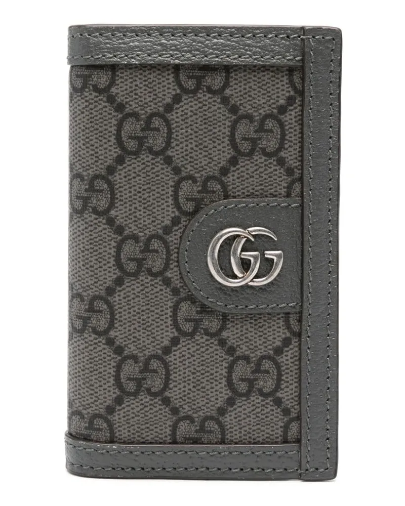 Gucci Ophidia Kartenetui mit GG Grau