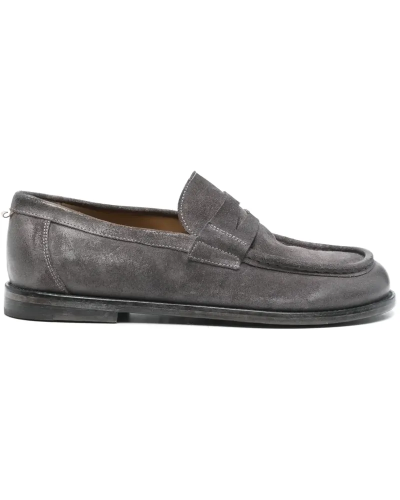 Moma Loafer aus Wildleder Grau