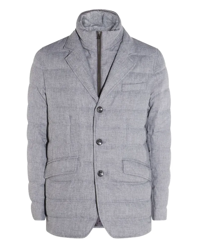 Herno Sakko mit wattierten Einsätzen - Grau Grau