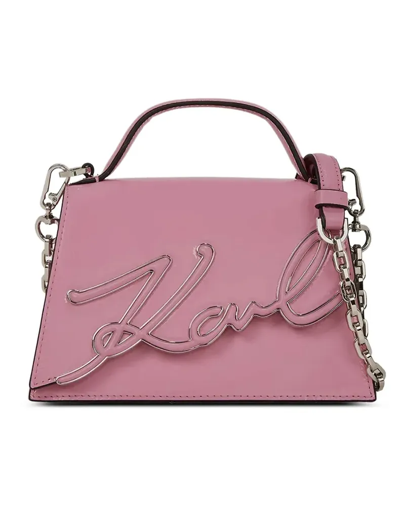Karl Lagerfeld Kleine K/Signature Tote Bag - Rosa Rosa