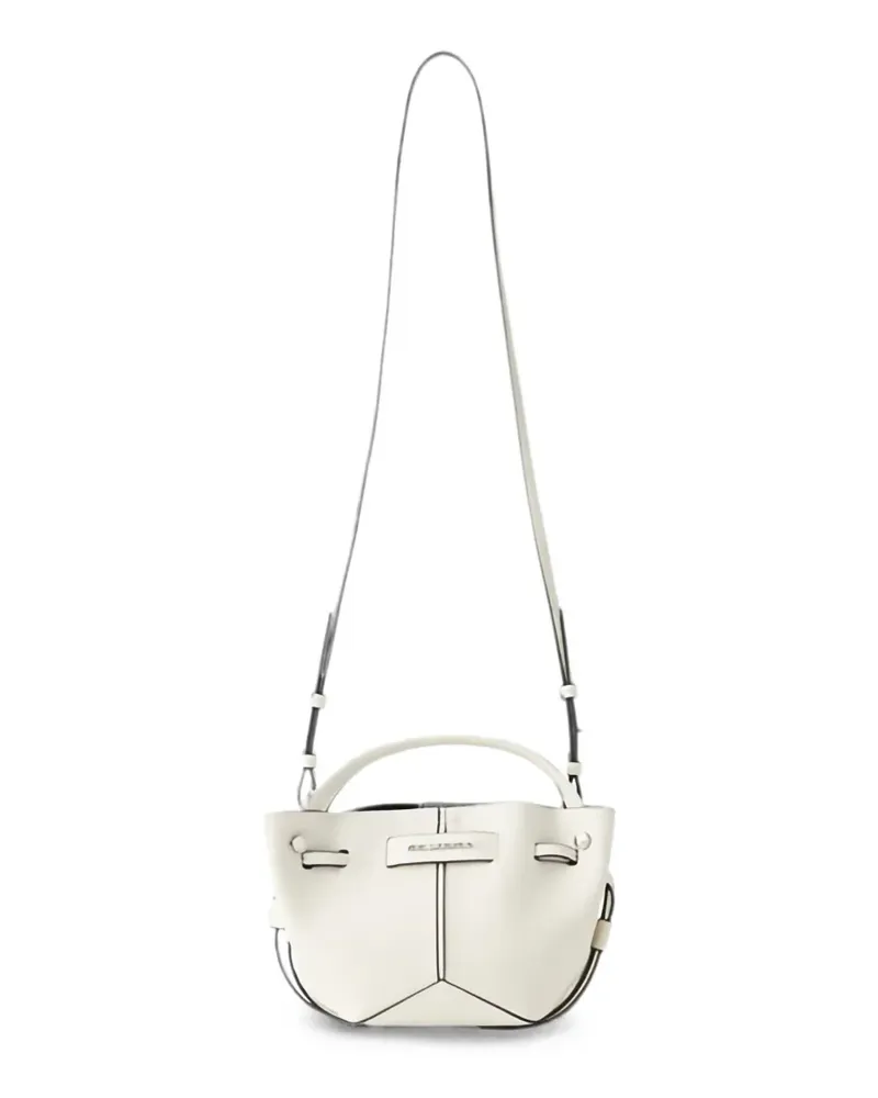 Karl Lagerfeld K/Pierced mini bucket bag - Weiß Weiß