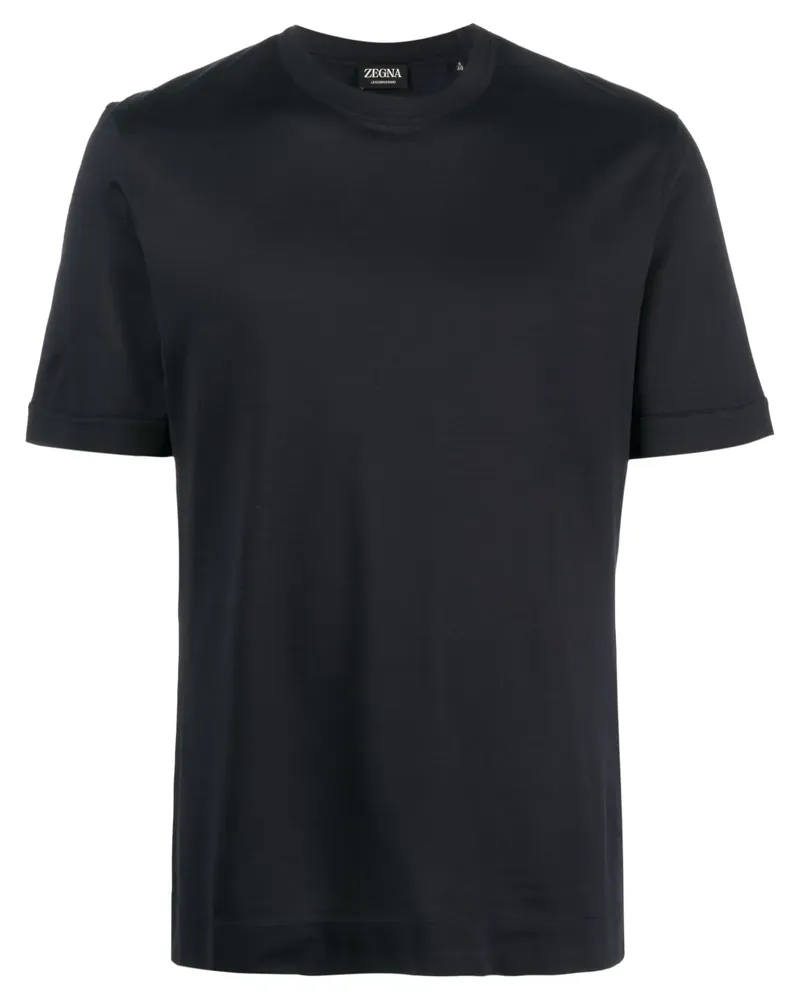 Ermenegildo Zegna T-Shirt mit rundem Ausschnitt - Blau Blau