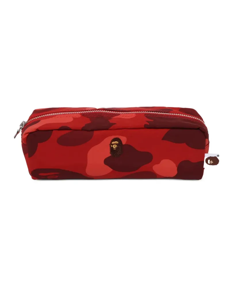 BAPE camouflage zip messenger bag - Rot Rot