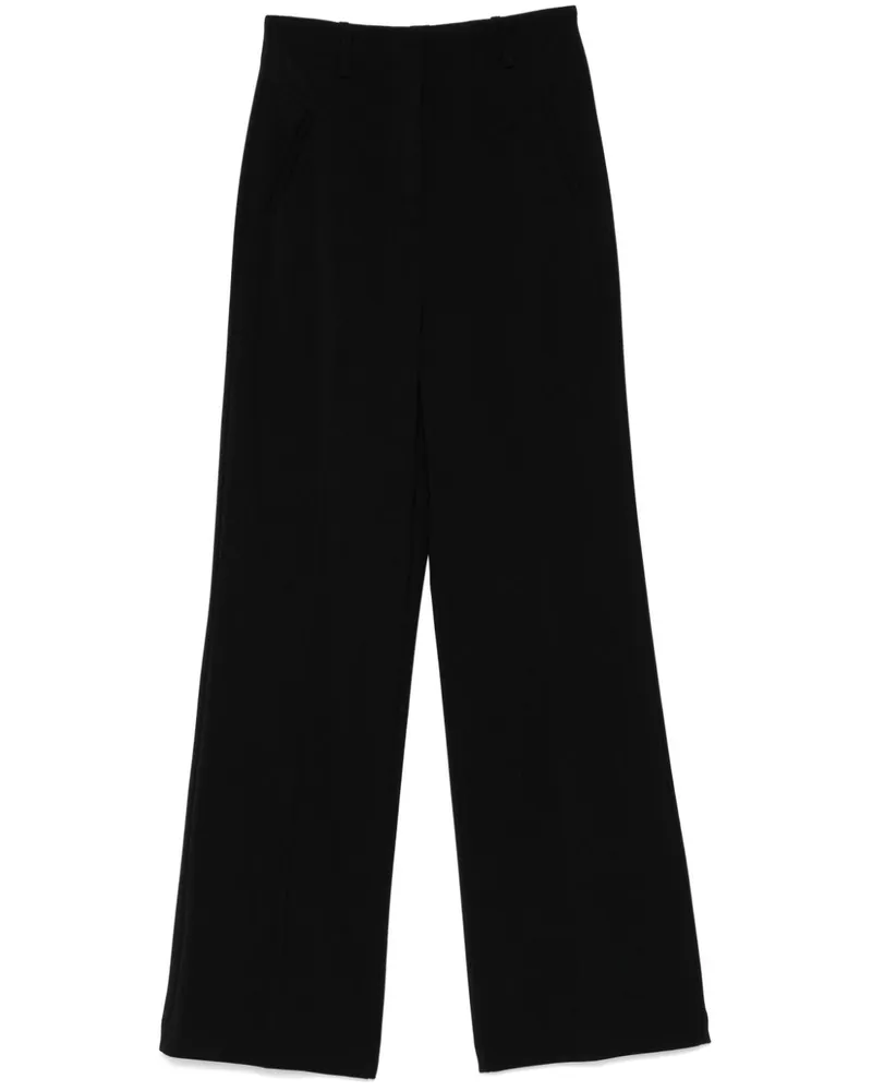 Patrizia Pepe Hose aus Krepp - Schwarz Schwarz