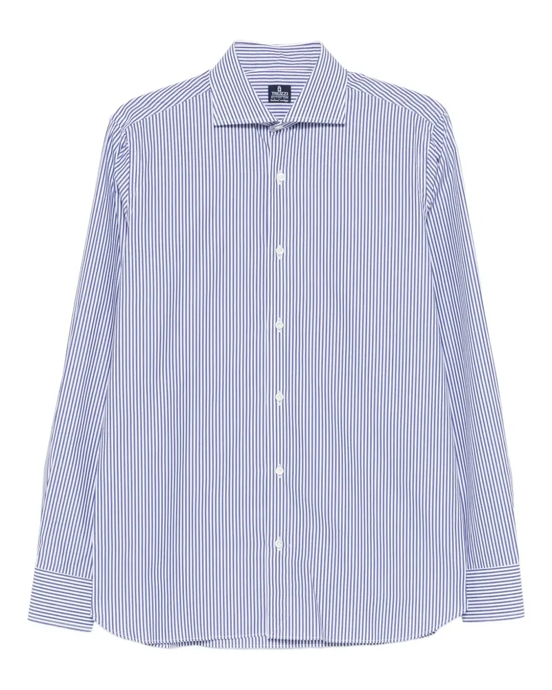 Truzzi Gestreiftes Hemd - Blau Blau