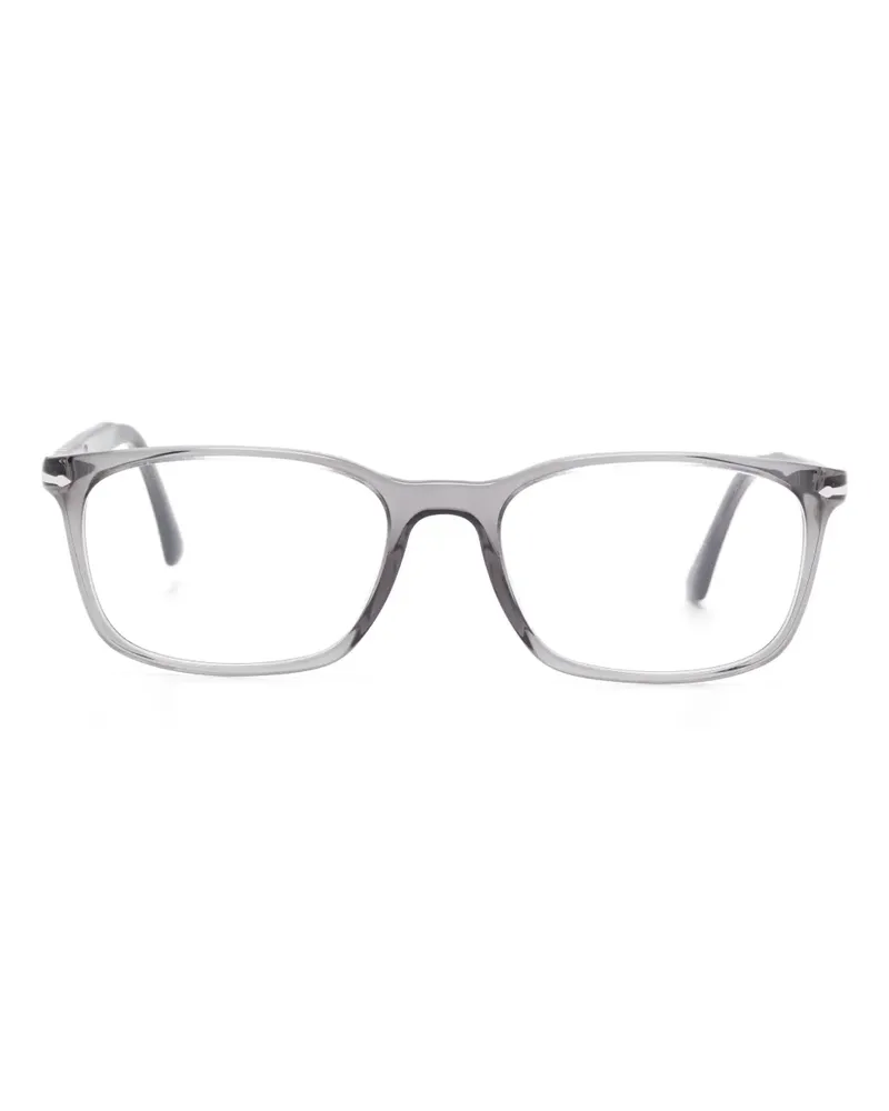 Persol Brille mit eckigem Gestell - Grau Grau