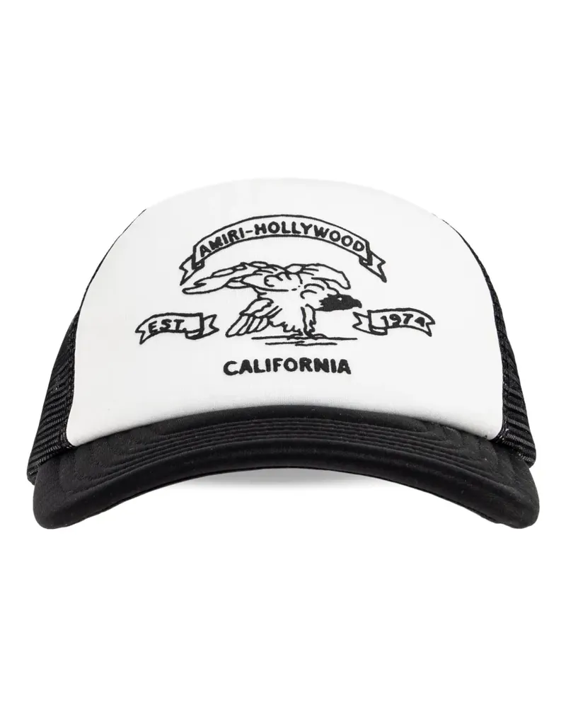 Amiri graphic trucker baseball hat - Weiß Weiß