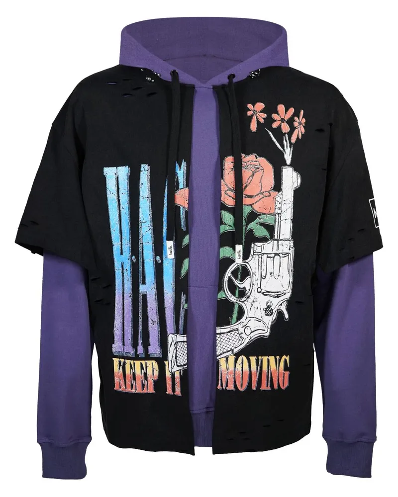 Haculla Keep It Moving Hoodie Schwarz