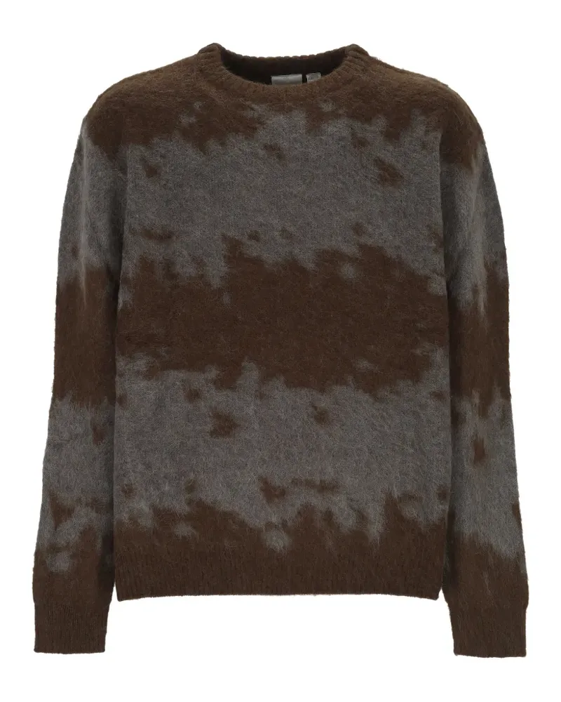 GRAMICCI Mohairpullover mit Farbklecks-Muster - Braun Braun