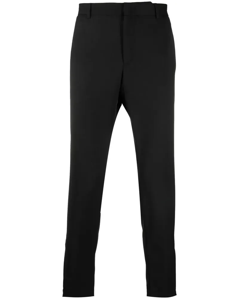 PT TORINO Klassische Cropped-Hose - Schwarz Schwarz