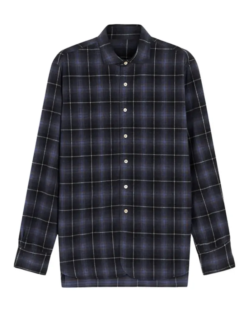 Fortela Jack check-pattern shirt - Schwarz Schwarz