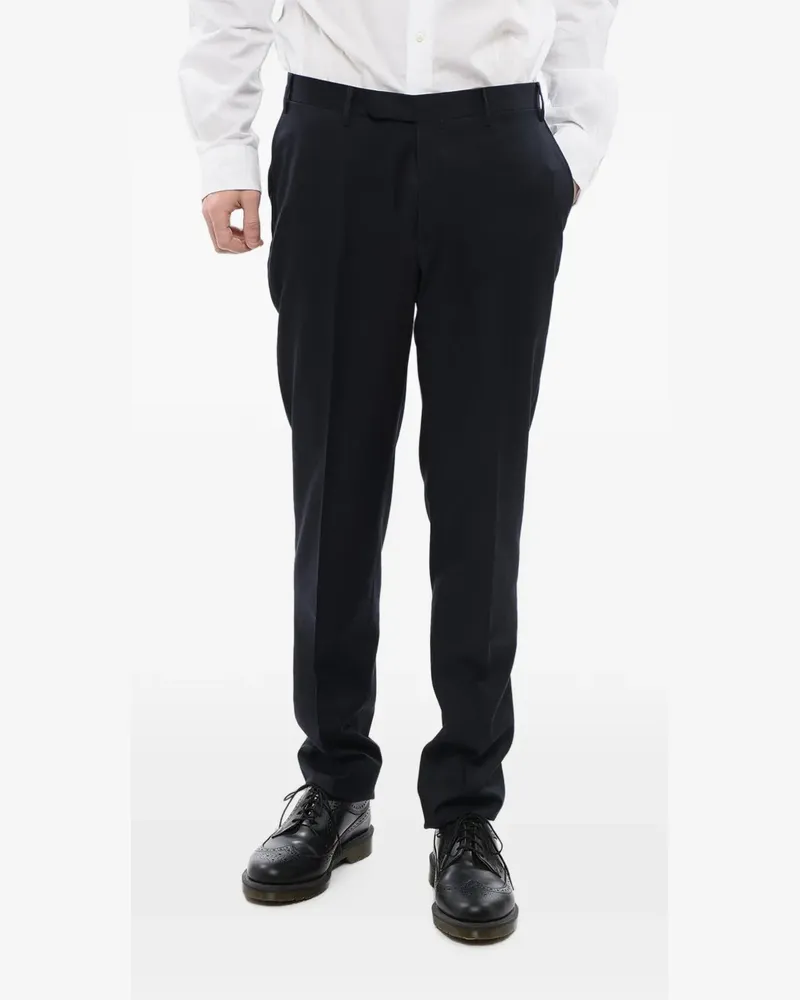 Corneliani virgin wool trousers - Blau Blau