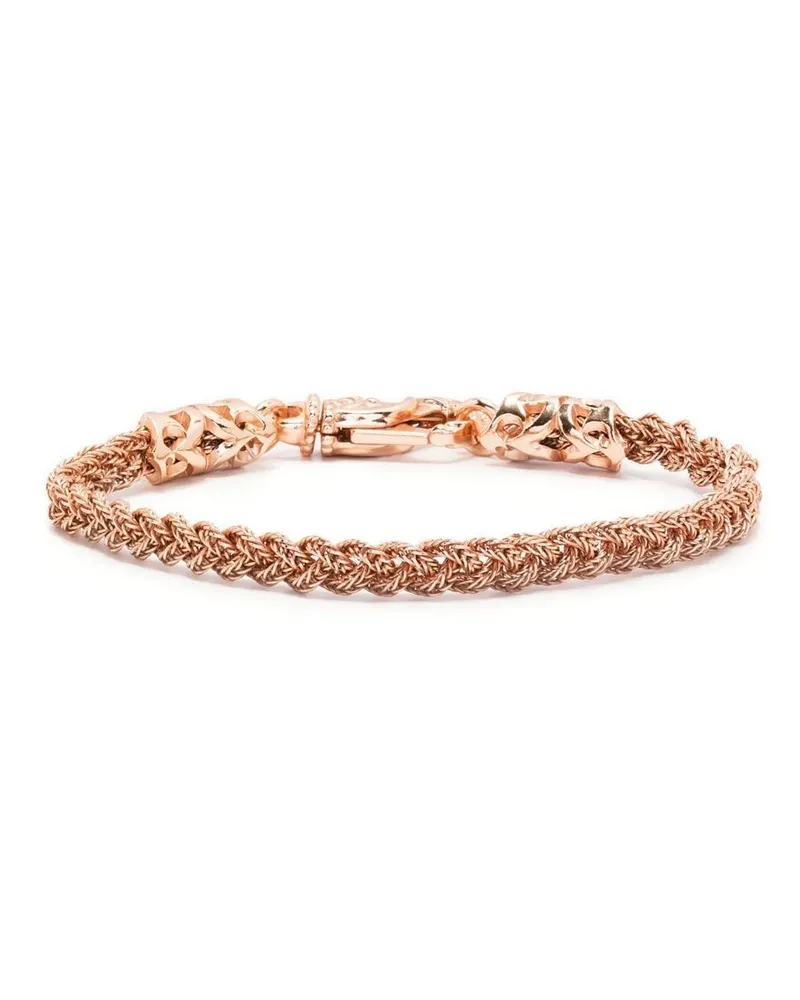 Emanuele Bicocchi Geflochtenes Kettenarmband - Rosa Rosa
