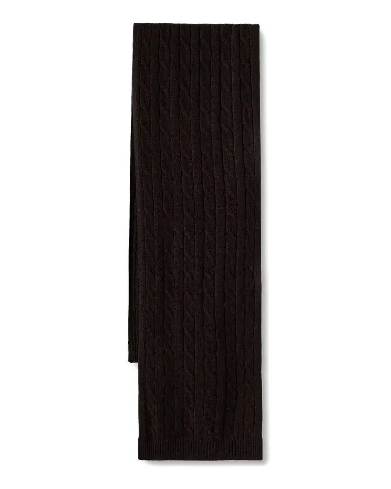 Gant Schal mit Zopfmuster - Braun Braun