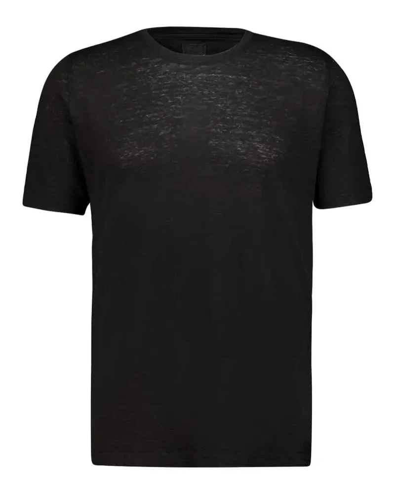 120% Lino short-sleeve T-shirt - Schwarz Schwarz