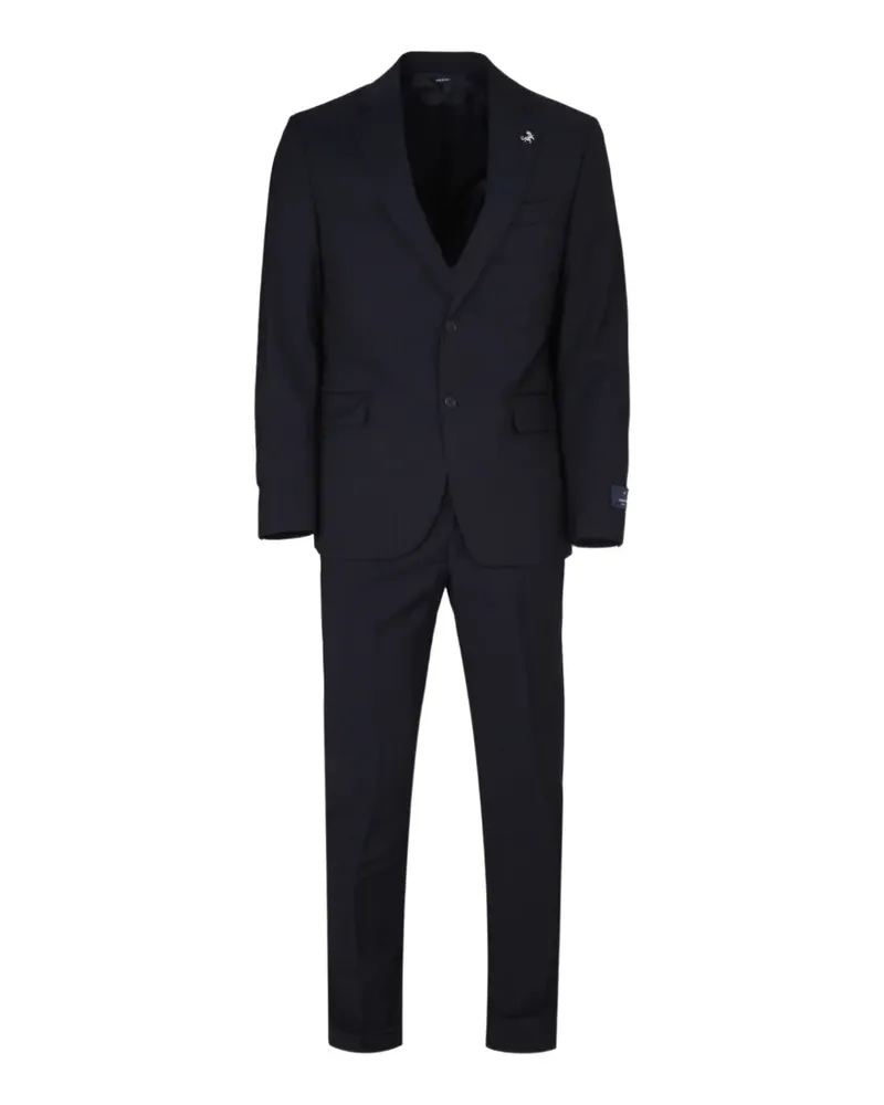 Tombolini pinstripe-pattern single-breasted suits - Blau Blau