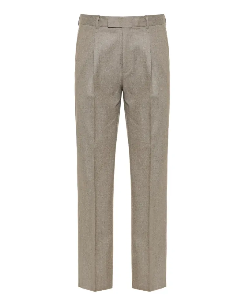 Ermenegildo Zegna pressed-crease formal trousers - Grau Grau