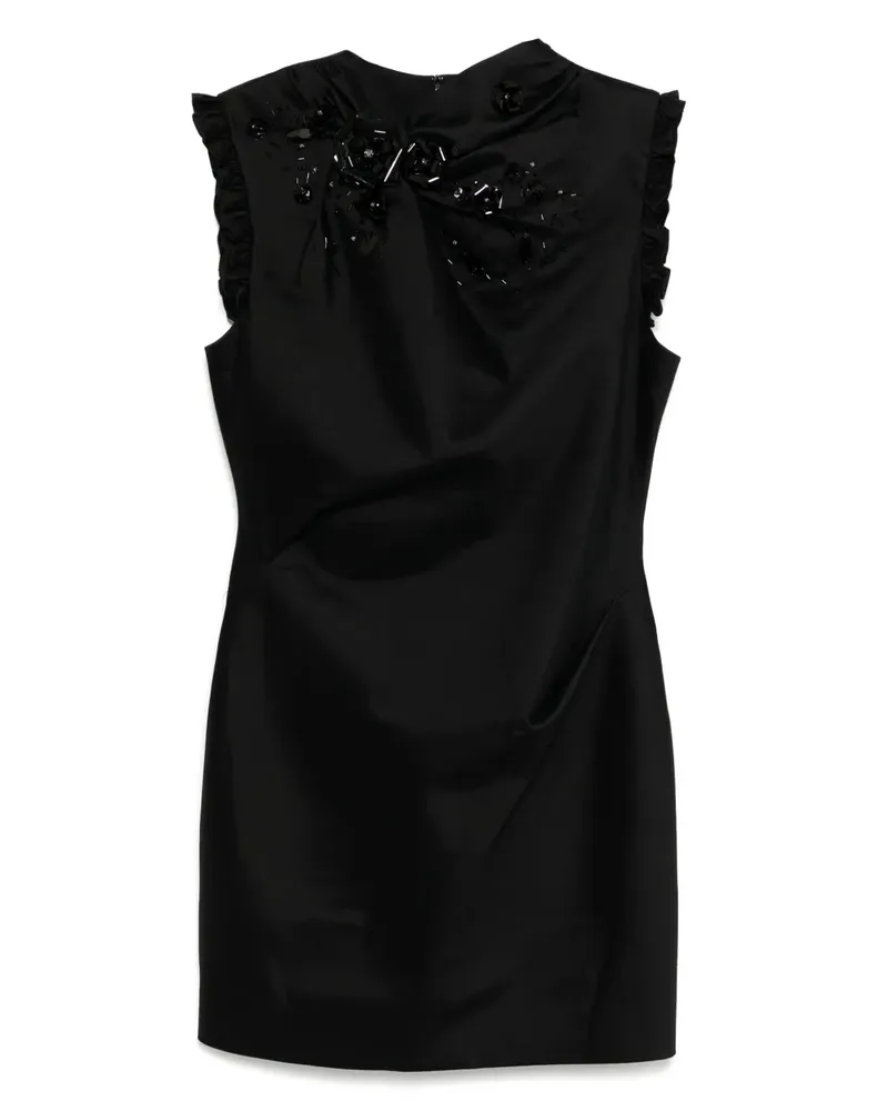 SHUSHU/TONG Kleid mit kurzen Ärmeln - Schwarz Schwarz