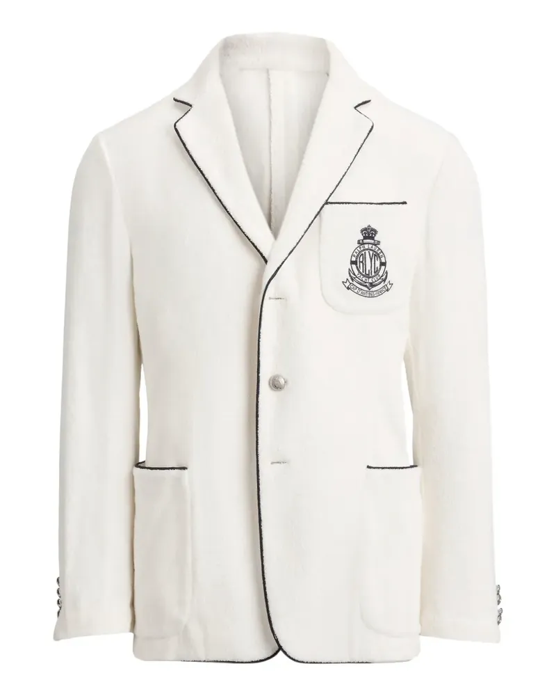 Ralph Lauren Besticktes Sakko aus Frottee - Nude Nude