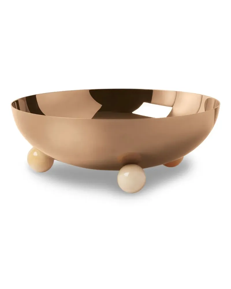 Sambonet Penelope Servierschale mit Spiegelkugel (20,5cm) - Braun Braun