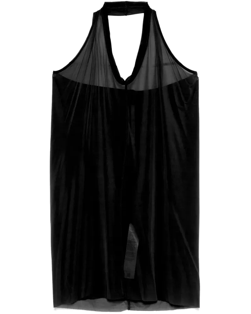 Rick Owens Neckholder-Top - Schwarz Schwarz